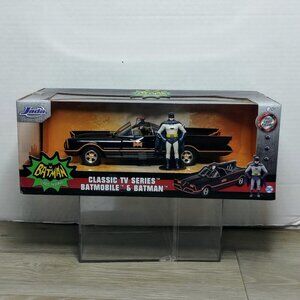Classic TV Series Batmobile & Batman 1966 Die-Cast Box Set NEW